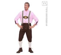 W WIDMANN MILANO Party Fashion - Costume bavarois, pantalon traditionnel homme, chemise, fête populaire, fête de la bière, carnaval