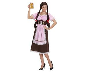 W WIDMANN MILANO Party Fashion - Costume Bavaroise, robe avec tablier, déguisement fête de la bière, carnaval