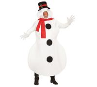 W WIDMANN MILANO Party Fashion - Costume Bonhomme de neige, costume et nez, Noël, Carnaval, Fête à thème