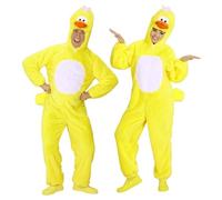W WIDMANN MILANO Party Fashion - Costume canard, combinaison avec masque à capuche, costume animal, poussin