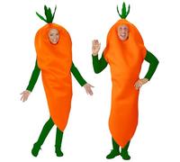 W WIDMANN MILANO Party Fashion - Costume carotte, légumes, carotte, déguisements de carnaval