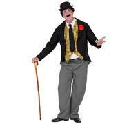 W WIDMANN MILANO Party Fashion - Costume Charlie, comique, acteur, star, costumes de carnaval