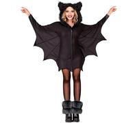 W WIDMANN MILANO – Déguisement chauve-souris Party Fashion, robe à capuche – Halloween & carnaval