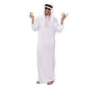W WIDMANN MILANO Party Fashion - Costume cheik arabe, tunique, Orient, sultan, costumes de carnaval