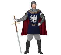 Déguisement Chevalier Ordre Phnix Royal Homme L Bleu 008143 W Widmann Milano Party Fashion L - 008143 W WIDMANN MILANO Party Fashion