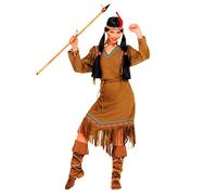 W WIDMANN MILANO Party Fashion - Costume Indienne, robe, fille de chef, Far West, déguisements de carnaval