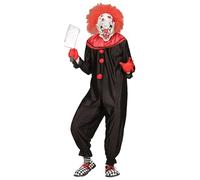 W WIDMANN MILANO Party Fashion - Costume Clown d'horreur, Combinaison, Clown tueur, Costumes de carnaval, Halloween