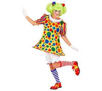 W WIDMANN MILANO Party Fashion - Costume Clown Girl, Robe avec cerceaux, Cirque, Carnaval, Costumes de carnaval