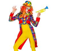 W WIDMANN MILANO Party Fashion - Costume clown, queue de pie, directeur de cirque, oiseau de plaisir, costumes de carnaval