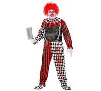 W WIDMANN MILANO Party Fashion - Costume clown tueur, cirque, clown d'horreur, Halloween