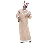 W WIDMANN MILANO Party Fashion - Costume conte « Grand méchant loup » | Ensemble 2 pièces avec robe et coiffe, déguisement pour le carnaval, soirée à thème « Contes de fées »