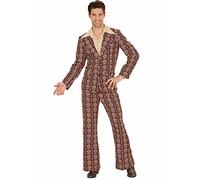 W WIDMANN MILANO Party Fashion - Costume années 70 costume, veste et pantalon, Hippie, Reggae, Flower Power, Disco Fever, Costumes de carnaval