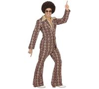 W WIDMANN MILANO Party Fashion - Costume Costume des années 70, veste et pantalon, hippie, reggae, flower power, disco fever, costumes de carnaval