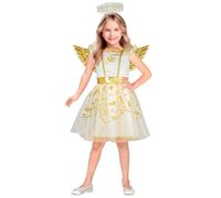 W WIDMANN MILANO Party Fashion - Costume d'ange pour enfant, robe, ailes, auréole, pour carnaval, Noël