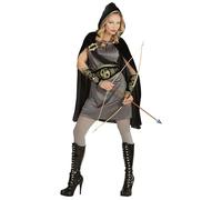 Déguisement - WIDMANN - Archer Médiéval femme - XL - Ceinture, bracelets, cape M