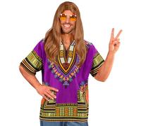 W WIDMANN MILANO Party Fashion - Costume Dashiki, années 60, hippie, flower power, peace, reggae