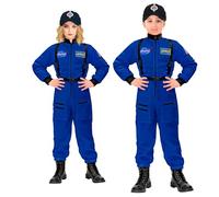 W WIDMANN MILANO Party Fashion - Costume enfant astronaute, combinaison spatiale, espace, cosmonaute, déguisements de carnaval
