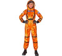 W WIDMANN MILANO Party Fashion - Costume d'astronaute pour femme, combinaison spatiale avec casque, salopette spatiale, astronaute, costumes de carnaval