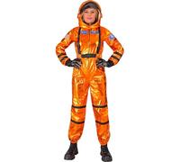 W WIDMANN MILANO Party Fashion - Costume d'astronaute pour femme, combinaison spatiale avec casque, salopette spatiale, astronaute, costumes de carnaval