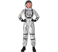 W WIDMANN MILANO Party Fashion - Costume d'astronaute pour femme, combinaison spatiale avec casque, salopette spatiale, astronaute, costumes de carnaval