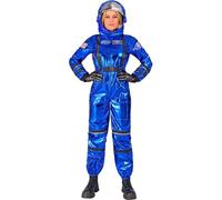 W WIDMANN MILANO Party Fashion - Costume d'astronaute pour femmes, combinaison spatiale avec casque, combinaison spatiale, astronaute, costumes de carnaval
