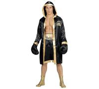 W WIDMANN MILANO Party Fashion - Costume de boxeur Champion du monde, veste de boxeur avec capuche, sportif, kickboxeur