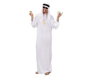 W WIDMANN MILANO Party Fashion - Costume de cheik arabe, tunique, Orient, sultan, costumes de carnaval