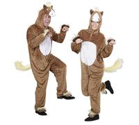 WIDMANN MILANO PARTY FASHION W, Costume de Cheval Adulte, Design Unique et Amusant, Confort Optimal en 100% Polyester, Facile à Enfiler, Accessoires Assortis, Polyvalent pour Toutes Les fêtes