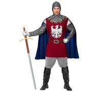 W WIDMANN MILANO Party Fashion - Costume de chevalier pour homme, ensemble médiéval avec blason pour carnaval et soirée à thème