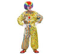 Widmann Déguisement Clown Farceur Salopette Multicolore Taille M