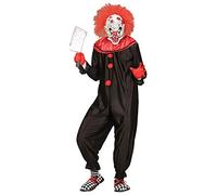 Widmann Combinaison Clown d'horreur Noir Taille L