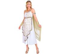 W WIDMANN MILANO – Costume déesse grecque – Robe avec cape et couronne de laurier – Carnaval