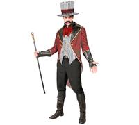 W WIDMANN MILANO Party Fashion - Costume de directeur de cirque maléfique, dompteur, showman, déguisement d'Halloween