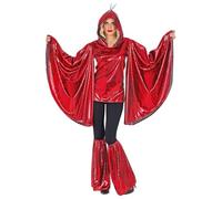 W WIDMANN MILANO Party Fashion - Costume de dragon, rouge, costume d'animal, pour carnaval, soirées à thème