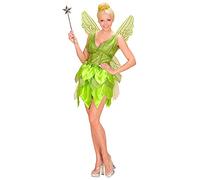 W WIDMANN MILANO Party Fashion - Costume de fée fantastique, robe avec des ailes, créature mythique, fée, costume de conte de fées