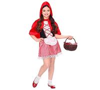 W WIDMANN MILANO Party Fashion - Costume de fête pour enfant, le petit chaperon rouge, robe, cape à capuche, costume de conte de fées