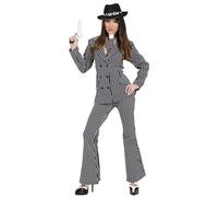 W WIDMANN MILANO Party Fashion - Costume de gangster, de chef de la mafia, de criminel, de carnaval