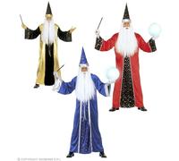 W WIDMANN MILANO Party Fashion, Costume de Magicien Nostradamus, couleurs vives, chapeau inclus, taille L confortable, matériaux de qualité, idéal pour toutes occasions magiques