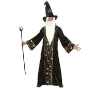 Widmann Fantasy Wizard (Robe, Hat) (XL) Black