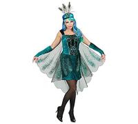 Widmann S.r.l. – Costume de paon – Robe et coiffe – Carnaval