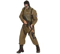 W WIDMANN MILANO Party Fashion - Costume de parachutiste des forces spéciales, combinaison, gilet et cagoule, soldat