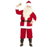 Widmann Milano - Costume Père Noël homme - Noir - Accessoires inclus - XXXL