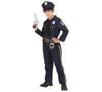 W WIDMANN MILANO Party Fashion - Costume de policier pour enfants, uniforme, flic, déguisements pour Mardi Gras, Carnaval