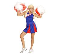 WIDMANN MILANO PARTY FASHION W Costume de Pom-Pom Girl, Robe, Danseuse, Uniforme Scolaire, déguisement de lycéenne