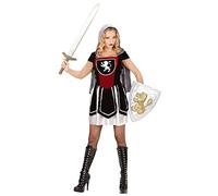 W WIDMANN MILANO Party Fashion - Costume de reine chevalier, robe et cape, carnaval, Mardi Gras, soirée à thème