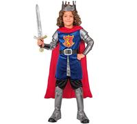 W WIDMANN MILANO Party Fashion Costume de roi pour enfant, 8 pièces, en tant que chevalier médiéval pour le carnaval
