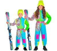 W WIDMANN MILANO Party Fashion - Costume de ski pour enfants, combinaison avec ceinture, pour garçons et filles, carnaval