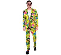 W WIDMANN MILANO Party Fashion - Costume de soirée pour Homme, Ensemble avec Veste et Pantalon, Costume des années 80 pour Carnaval et Festival