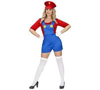 W WIDMANN MILANO Party Fashion - costume de super plombière, costume, chapeau, ouvrière, carnaval