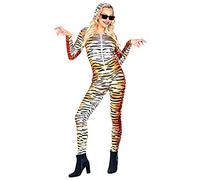 W WIDMANN MILANO Party Fashion - Costume de tigre, combinaison, body, une pièce, costume d'animal, carnaval